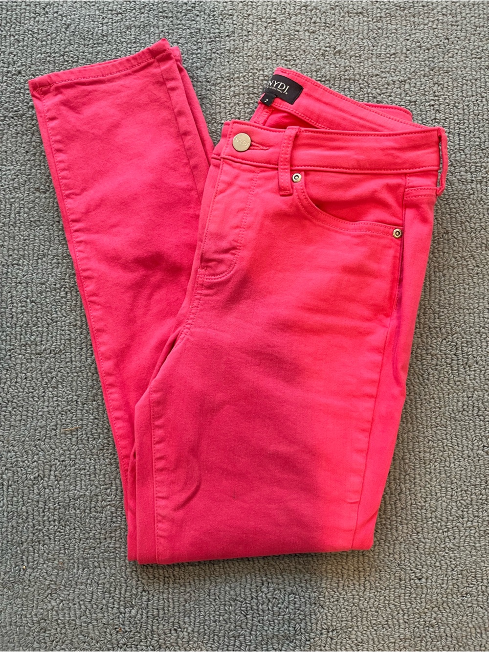 NYDJ Alina Legging in Hot Pink